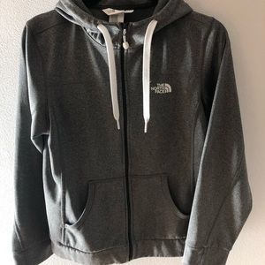 The north face zip up hoodie